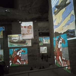 Carrières de lumière des Baux de Provence - Expo Tintin 3